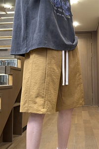 港风工装休闲裤高街五分裤宽松沙滩裤直通短裤DK236 P28图片
