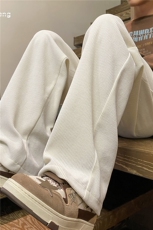 港风秋冬新款灯芯绒INS潮流宽松阔腿休闲裤B315-K23488，男装休闲裤，电商B315