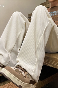 港风秋冬新款灯芯绒INS潮流宽松阔腿休闲裤B315-K23488图片