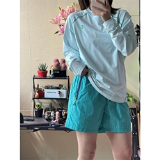 现货原版对色高品质罗口领子速干防嗮骑行早秋运动T恤A698-P35，女装T恤，星座1505