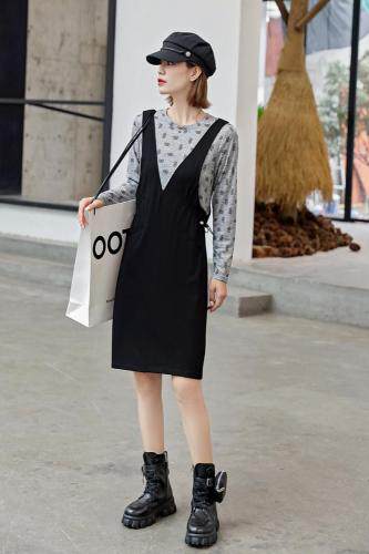 假两件连衣裙，女装连衣裙，琪轩蔓莎