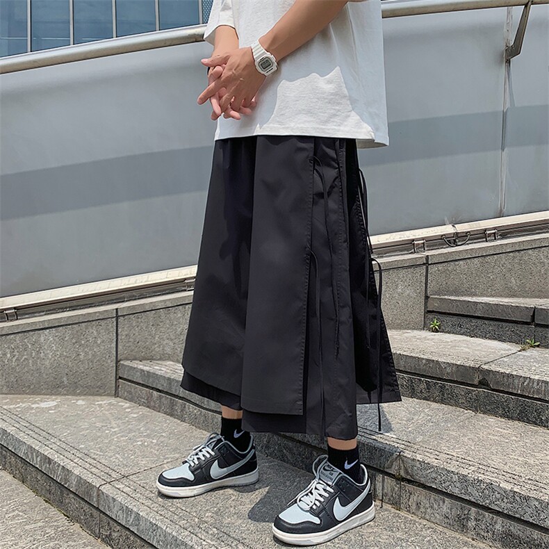 秋季男女直筒阔腿七分裤ins宽松休闲短裤K488/P55控69,男装牛仔裤,星座608A