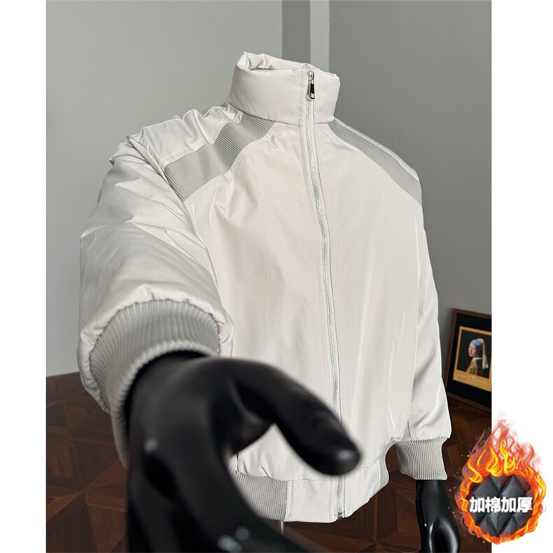 图潮牌美式解构立领棒球服棉衣男秋冬中性风保暖棉服特P68,男装棉衣,电商C306-1