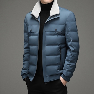 BZL2167钱塘2020-2秋冬中年男士立翻领保暖羽绒服外套货稳P240图片