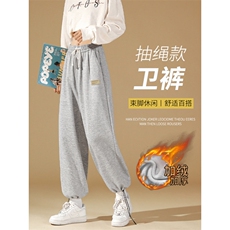 美式加厚直筒垂感宽松男秋季卫裤WK02-1特批26加绒特批33，男装休闲裤，星座718-1