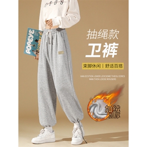 美式加厚直筒垂感宽松男秋季卫裤 WK02-1特批26加绒特批33图片