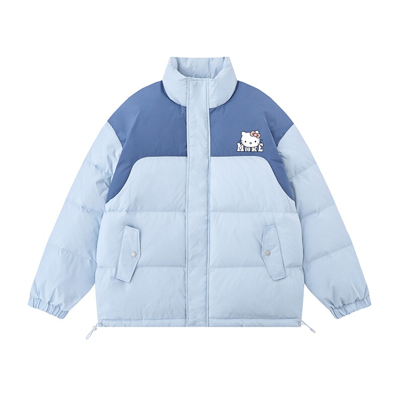白底23冬季时尚百搭宽松字母印花棉服外套TPMY64301特批P85控138,男装棉衣,电商A268-1