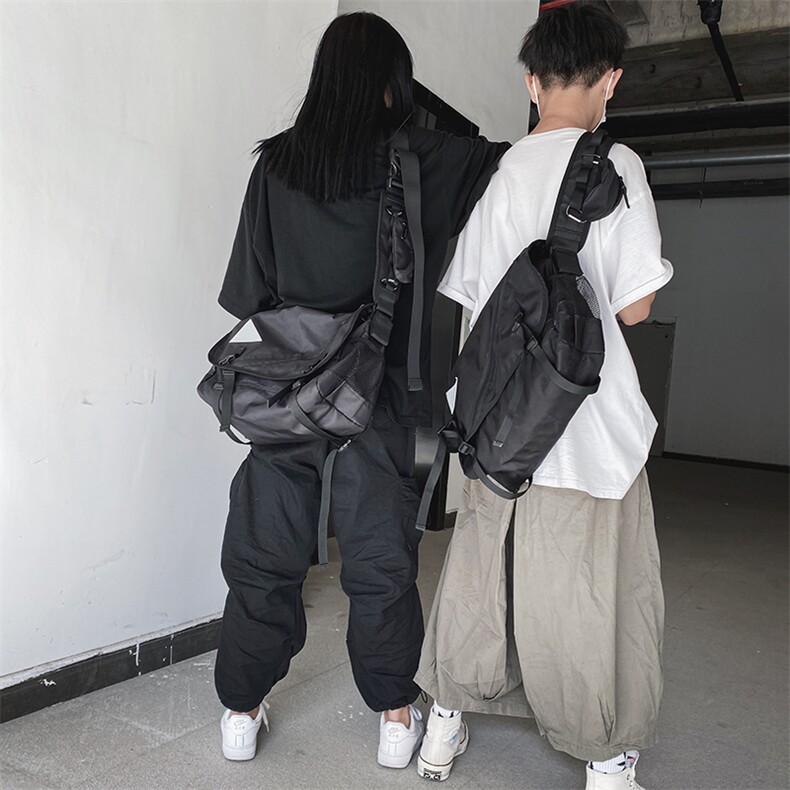 0537胸包休闲个性斜挎包新款嘻哈腰包男潮牌帆布大容量单肩包,女包单肩包,星座510A-2