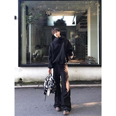 卫衣男女灰色外套秋冬新款加厚开衫宽松韩版拉链上衣运动衫，女装短外套，星座506A