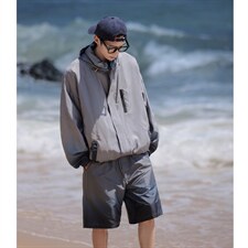 2026平铺山系防水冲锋衣大码M-5XL渐变色夹克男JK77088P85控128，男装夹克，星座227-7