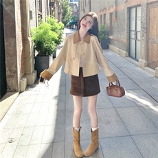 主推~秋季新款百搭短款休闲薄款外套2B237-6063-P155-K238，女装短外套，2B237
