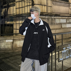 春秋痞帅外套男ins高街潮牌韩版潮流宽松夹克JK0623-P63图片