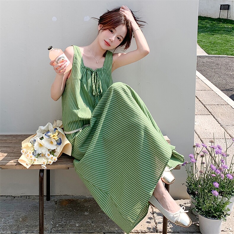 现货  绿色条纹 两件套  2C206-L273-P135-K188图片