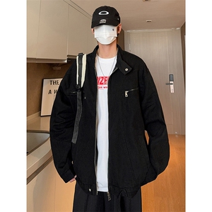 现货 秋季哈灵顿工装短款牛仔外套男品质夹克女 JK22-P78 控118图片