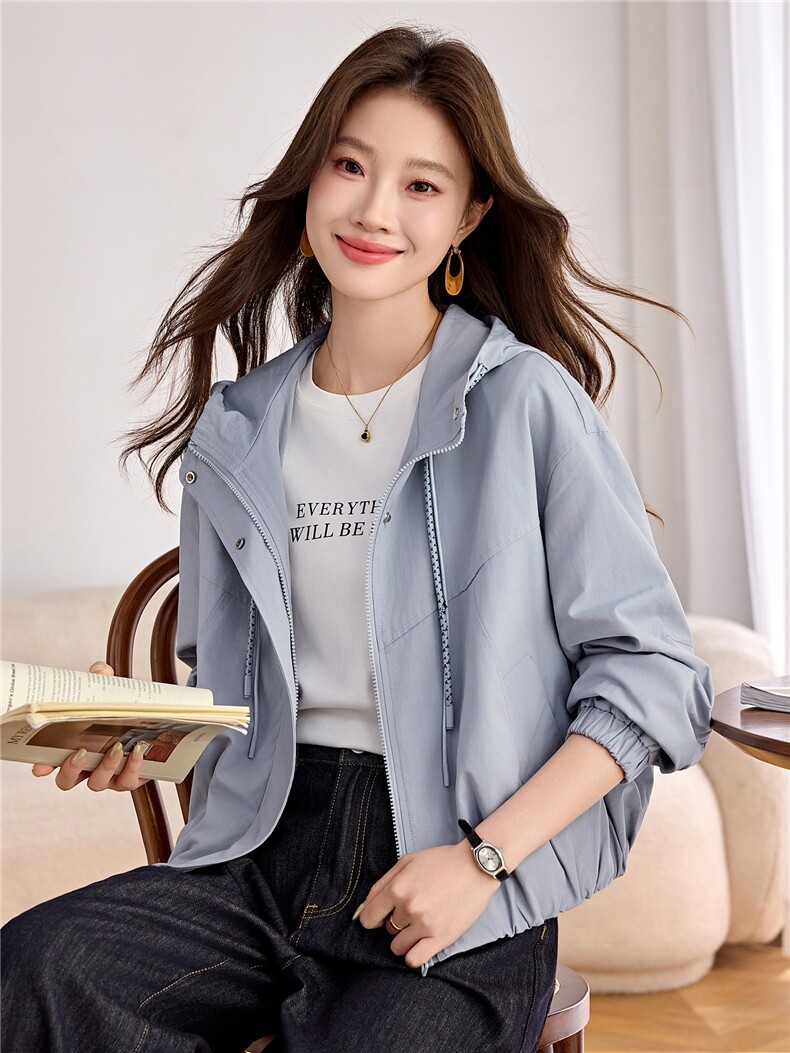 现货!!!2026年秋季新品时尚休闲宽松外套女夹克,女装短外套,以桐