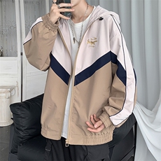 20年秋季新款拼色水洗100%宽松外套第2套图DS-B293-F752-P85，男装夹克，电商A306
