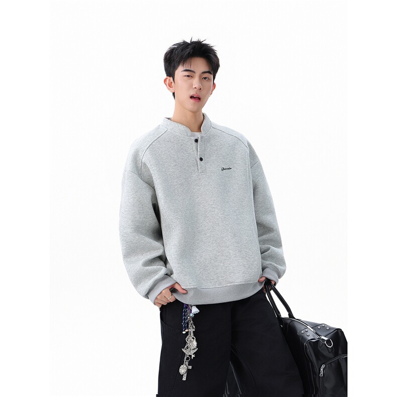 亨利领刺绣卫衣222-2-W119-P58卖88400G，男装卫衣，星座222-2（原202-8）