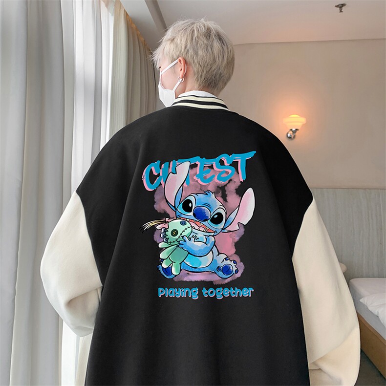 摇粒绒棒球服男大码开衫卫衣男夹克 BF86335-P65图片