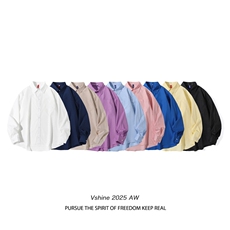 二开秋季新款帅气衬衫男长袖韩版潮流宽松休闲衬衣高级感824P45，男装衬衫，星座710