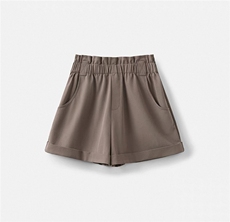 2025年秋季收腰休闲短裤女新款高腰直筒热裤时尚百搭，女装短裤/热裤，泰合衣坊