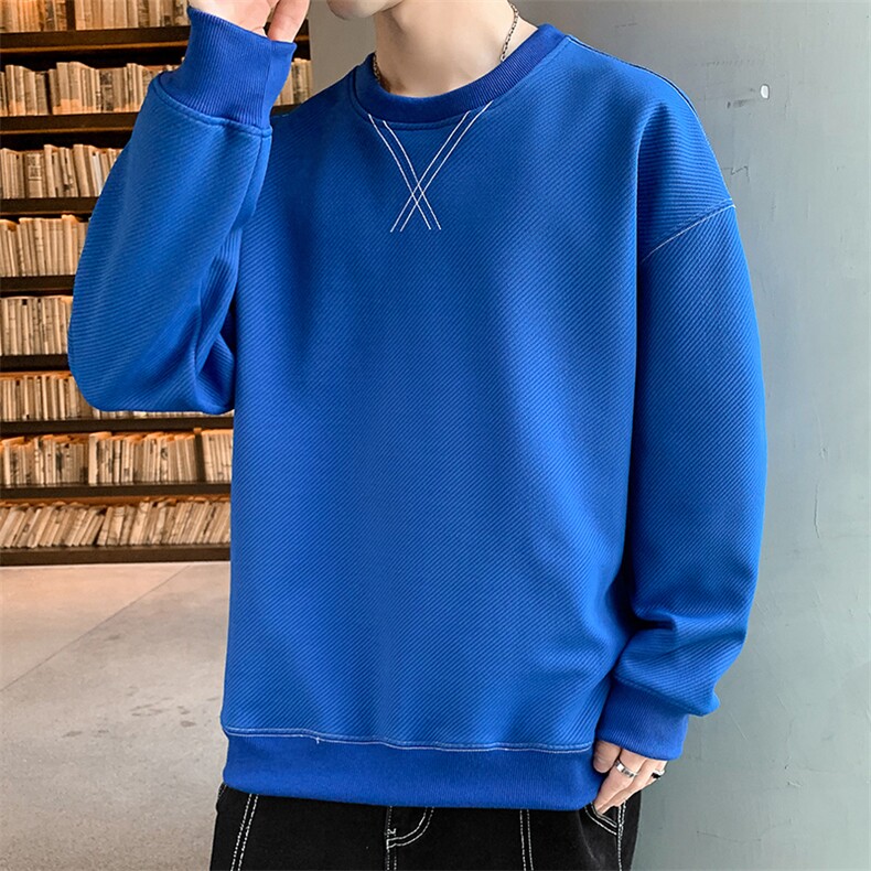 好质量！男士长袖t恤卫衣男秋季潮牌衣服潮流百搭W627图片
