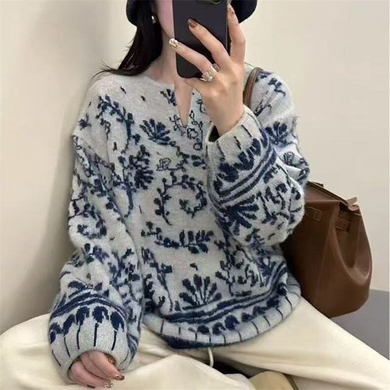 毛衣女冬季加厚外穿内搭套头圆领短款小个子时尚针织衫打底衫上衣,针织衫/毛衣,暖姿羊绒