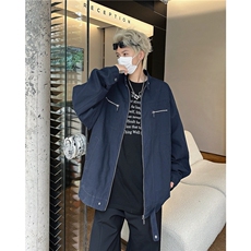 cleanfit牛仔外套男春款美式复古工装哈灵顿夹克W6287-P74，男装夹克，星座412-3