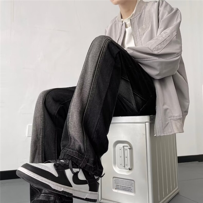美式牛仔裤男款秋季长裤潮KM2011P48,男装牛仔裤,星座1116-2