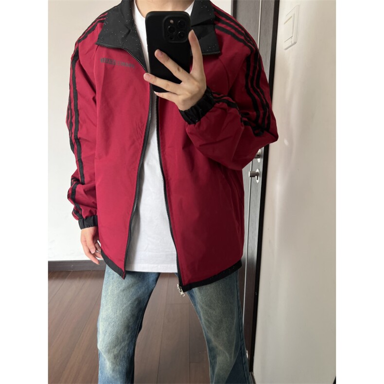 抖音品质双面穿满天星夹克外套冲锋衣K2668P65,男装夹克,电商基地A086