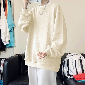 卫衣男秋季新款港风宽松提花套头上衣WY830-特P29图片