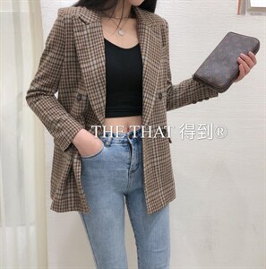 秋冬羊毛呢料西服图片
