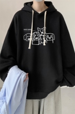 8XL连帽卫衣男大码胖子帽衫大号运动服WY2404-P35，男装卫衣，电商A040