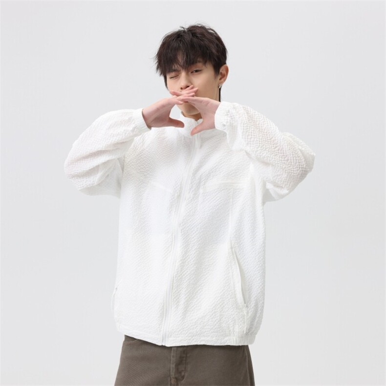 防晒衣男士夏季2025新款薄款冰丝透气防晒服JK2195-P50,男装防晒衣,星座210-1