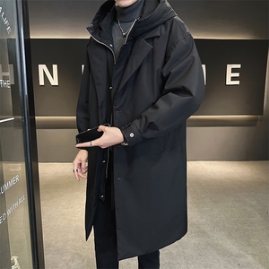 店主分 2025年新款男士假两件中长款保暖风衣羽绒服YR8089-P300图片