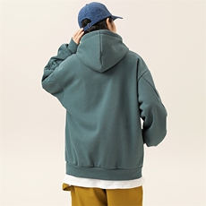 2025冬季新款男装日系潮牌华夫格宽松休闲卫衣加厚卫衣WY626-F96，男装卫衣，电商A101（原外27）