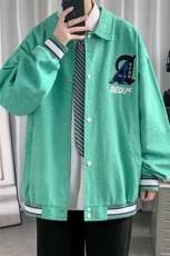 2023秋装新品韩版刺绣设计夹克中性男女运动棒球服外套8007-P85，男装夹克，电商A441-1