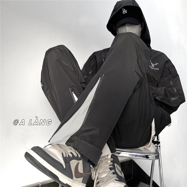 XZ612-K950-P60(78)秋冬冲锋裤裤脚拉链户外防风防水裤子,男装休闲裤,星座612