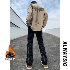 2025GK23129加绒外景大码美式微喇牛仔裤M-5XGK23902-特P50，男装牛仔裤，电商A022