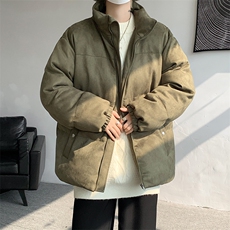 麂皮绒棉衣男大码立领棉袄子男羽绒棉服JM87337-P110，男装棉衣，电商A040