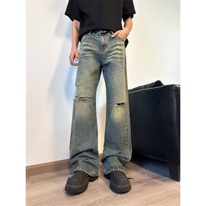 903-AK66-特P50【78】 S-3XL  破洞牛仔裤！现货！1图片