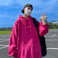 抖音得物供货可提供视频春装重磅美式宽松连帽卫衣DL2397，男装卫衣，电商A486-1