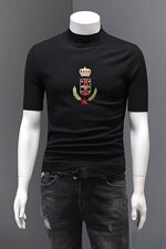 2021秋冬新款男士打底羊毛短袖毛衣QT7118031P75假模延续，男装针织衫/毛衣，钱塘6066（原711）