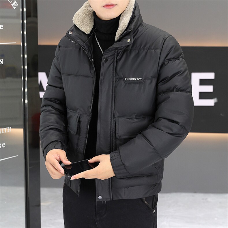 冬季加厚棉衣男休闲时尚皮棉衣防水潮流皮衣棉服M836-P115,男装皮衣,星座310B-3