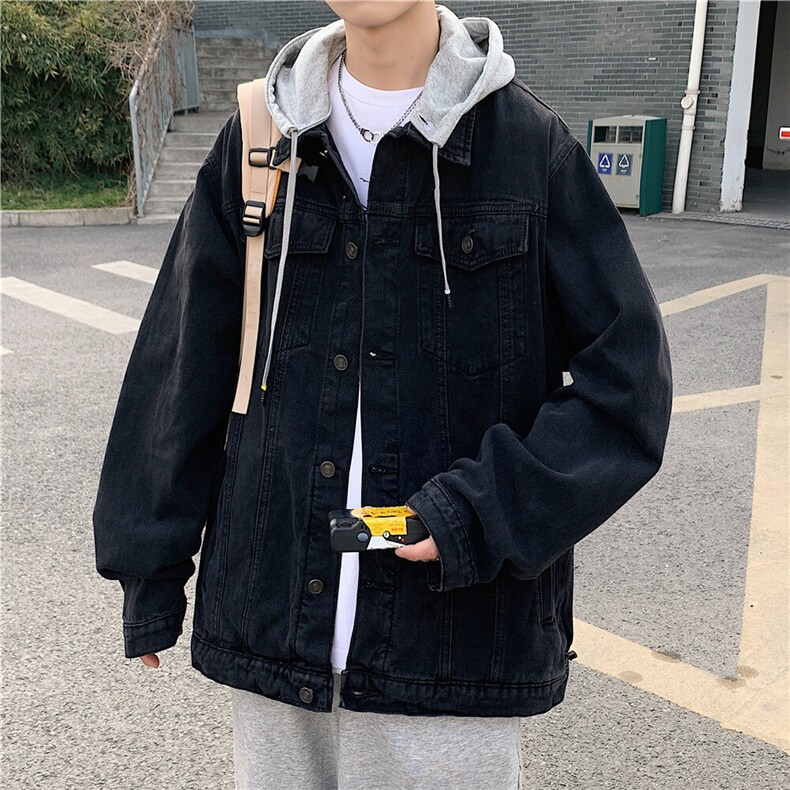 jk669-p80-限价108现货连帽可脱卸港风大码牛仔ins外套cityboy,女装短外套,星座116