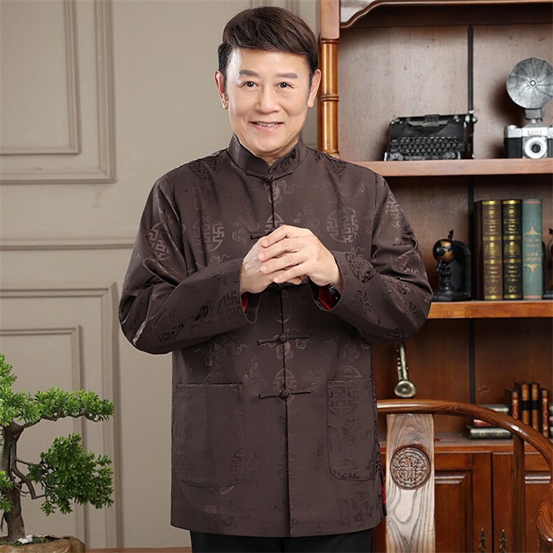 大货高品质主推春款风唐装外套男装中老年中式复古盘扣夹克,男装夹克,钱塘723