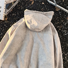 冬季保暖连帽棉服男宽松cleanfit大理石座山雕外套潮MF373-P102，男装棉衣，星座412-3