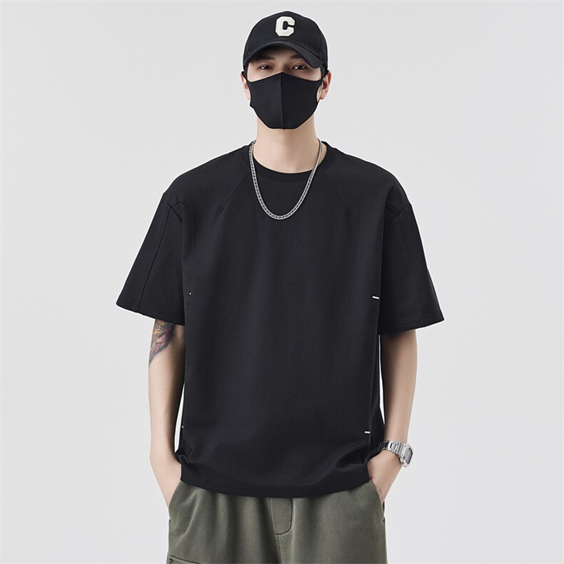 男士短袖T恤夏季新款时尚百搭休闲运动圆领半袖上衣T8771-P55控95,男装T恤,电商A237
