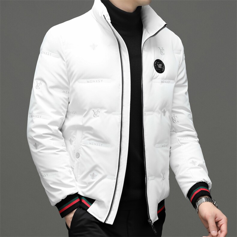 DF8828钱塘2020-2商务百搭简约厚款新款中年男士羽绒服P230图片