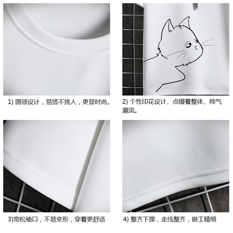 TK28149-P25春夏季七分袖t恤男大码五分袖男短袖中袖网格挂拍,男装T恤,电商A040A