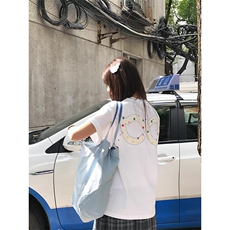 万针全刺绣工艺抖音得物高品质260克重磅纯棉双纱美式高街短袖T恤，男装T恤，电商A486